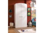 Βρεφική ντουλάπα 2φυλλη  BABY COTTON  Λευκό χρώμα  CO-1001  90x55x179εκ. Cilek
