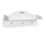 Βρεφική ραφιέρα τοίχου ROMANTIC Λευκό