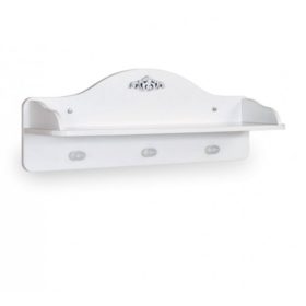 Βρεφική ραφιέρα τοίχου ROMANTIC Λευκό