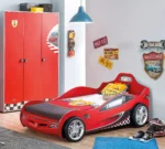 Κρεβάτι Αυτοκίνητο GT-1304  Κόκκινο χρώμα  90x190cm Cilek - Image 3