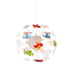 Παιδικό φωτιστικό οροφής 4Φ  ''ΑΕΡΟΠΛΑΝΑ''  Ø 35cm  ACA