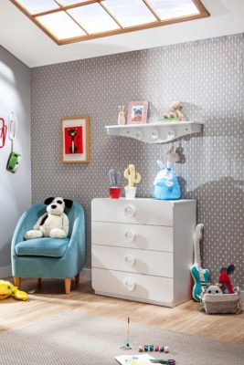 Ραφάκι  BABY COTTON   Λευκό χρώμα  CO-1004  86x18x15εκ. Cilek - Image 5