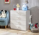 Συρταριέρα  BABY COTTON  Λευκό χρώμα  CO-1203  77x41x80εκ. Cilek - Image 2