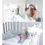 Βρεφικό Αρνάκι Liz  με χτύπους  καρδιάς και λευκούς ήχους ZA-LIZ-01 Zazu - Image 6