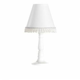 Πορτατίφ  ROSE  Λευκό χρώμα  74026  Ø25x38Yεκ. Kupa