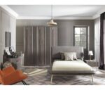 Ντουλάπα  5φυλλη  VENUS  Μελαμίνη Μαύρο χρώμα  55005  177x61x205εκ.  Kupa - Image 4