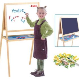 Ξύλινο καβαλέτο διπλής όψης  56x43x105εκ. JEUJURA