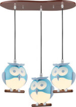 Παιδικό φωτιστικό οροφής 3Φ ''ΚΟΥΚΟΥΒΑΓΙΑ''  ZN160203PBL  Blue & White  ACA - Image 3