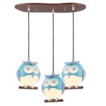Παιδικό φωτιστικό οροφής 3Φ ''ΚΟΥΚΟΥΒΑΓΙΑ''  ZN160203PBL  Blue & White  ACA