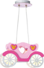 Παιδικό φωτιστικό οροφής  2Φ  ''ΆΜΑΞΑ ΠΡΙΓΚΙΠΙΣΣΑΣ''  Bambini Luminaires  MD110042P Pink ACA - Image 2
