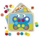 Ψηφιδωτό χρωμάτων ξύλινο μαγνητικό 38τεμ. Goula - Image 2