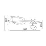 Παιδική απλίκα οροφής  ''ΆΣΤΕΡΙ''  Bambini Luminaires  6871C Multi ACA - Image 2