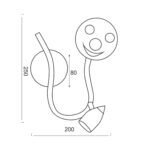 Παιδικό φωτιστικό οροφής & τοίχου ''ΗΛΙΟΣ''  Bambini Luminaires  2491P Multi ACA - Image 2