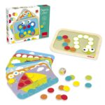 Ψηφιδωτό χρωμάτων ξύλινο μαγνητικό 38τεμ. Goula