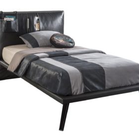 Παιδικό κρεβάτι μονό DARK METAL Μαύρο χρώμα 100x200εκ. DM-1301 Cilek