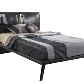 Παιδικό κρεβάτι ημίδιπλο DARK METAL Μαύρο χρώμα 120x200εκ. DM-1302 Cilek