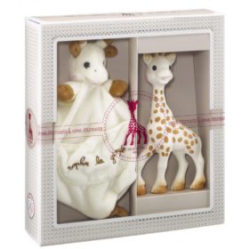Σόφι καμηλοπάρδαλη Σετ Δώρου με πανάκι παρηγοριάς S000003 Sophie La Girafe