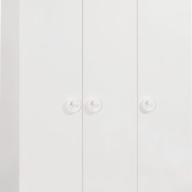 Βρεφική ντουλάπα 3φυλλη  BABY COTTON  Λευκό χρώμα  CO-1002  132x59x202εκ. Cilek