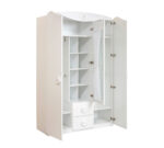 Βρεφική ντουλάπα 3φυλλη  BABY COTTON  Λευκό χρώμα  CO-1003  133x53x201εκ. Cilek - Image 3