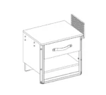 Παιδικό κομοδίνο DARK METAL Μαύρο & Γκρι χρώμα  DM-1601 Cilek - Image 6