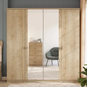 Ντουλάπα 4φυλλη MOCHA  MO-1028 Cilek