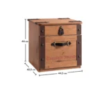 Παιδικό κομοδίνο BLACK PIRATE KS-1601 Cilek, πειρατικό σχέδιο