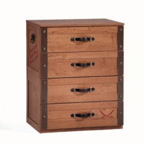 Παιδική συρταριέρα   BLACK PIRATE KS-1201 Cilek