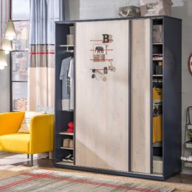 Παιδική ντουλάπα συρόμενη TRIO TR-1002 Cilek