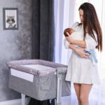 Λίκνο - Παρκοκρέβατο Sleep & Care με αεριζόμενο στρωματάκι Beige Elephant 10080431903 Lorelli - Image 4