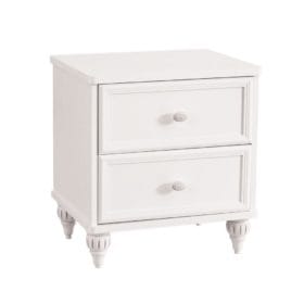 Κομοδίνο ROMANTICA Λευκό χρώμα