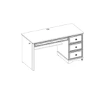 Παιδικό γραφείο RUSTIC WHITE  RU-1101-1102 Cilek - Image 4