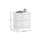 Κομοδίνο RUSTIC WHITE RU-1601 Cilek - Image 3