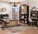 Παιδική ντουλάπα 3φυλλη  BLACK  BL-1002  Cilek - Image 3