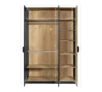 Παιδική ντουλάπα 3φυλλη Black Cilek με καθρέπτη