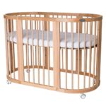 Πολυμορφικό Κρεβάτι Smart Bed Oval 9 in 1 Natural Ingvart, ξύλινο