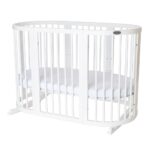 Λευκό πολυμορφικό κρεβάτι Smart Bed Oval 9 σε 1 Ingvart