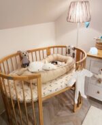 Πολυμορφικό Κρεβάτι Smart Bed Oval 9 in 1 Natural Ingvart: ξύλινο και άνετο