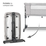 Λίκνο- Παρκοκρέβατο MILANO 2 σε 1 Lorelli, γκρι, πτυσσόμενο για εξοικονόμηση χώρου.