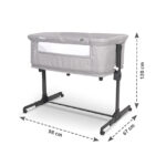 Λίκνο-Παρκοκρέβατο MILANO 2 σε 1 Grey Lorelli: άνετο και ασφαλές.