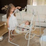 Βρεφικό ρηλάξ & κούνια TANGO 2 σε 1  Frosty Green Stars  10090072146 Lorelli Bertoni - Image 7