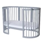 Πολυμορφικό Κρεβάτι Smart Bed Oval 9 in 1 Grey Ingvart: Βρεφική κούνια.