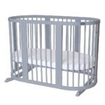 Πολυμορφικό Κρεβάτι Smart Bed Oval Ingvart γκρι χρώματος, 9 σε 1