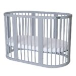 Πολυμορφικό Κρεβάτι Smart Bed Oval Ingvart γκρι, 9 σε 1