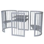 Πολυμορφικό Κρεβάτι Smart Bed Oval 9 σε 1 Grey Ingvart