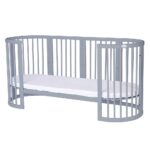 Πολυμορφικό Κρεβάτι Smart Bed Oval 9 in 1 Grey Ingvart, παιδικό