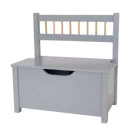 Ξύλινο παγκάκι με αποθηκευτικό χώρο Γκρι  Jabadabado