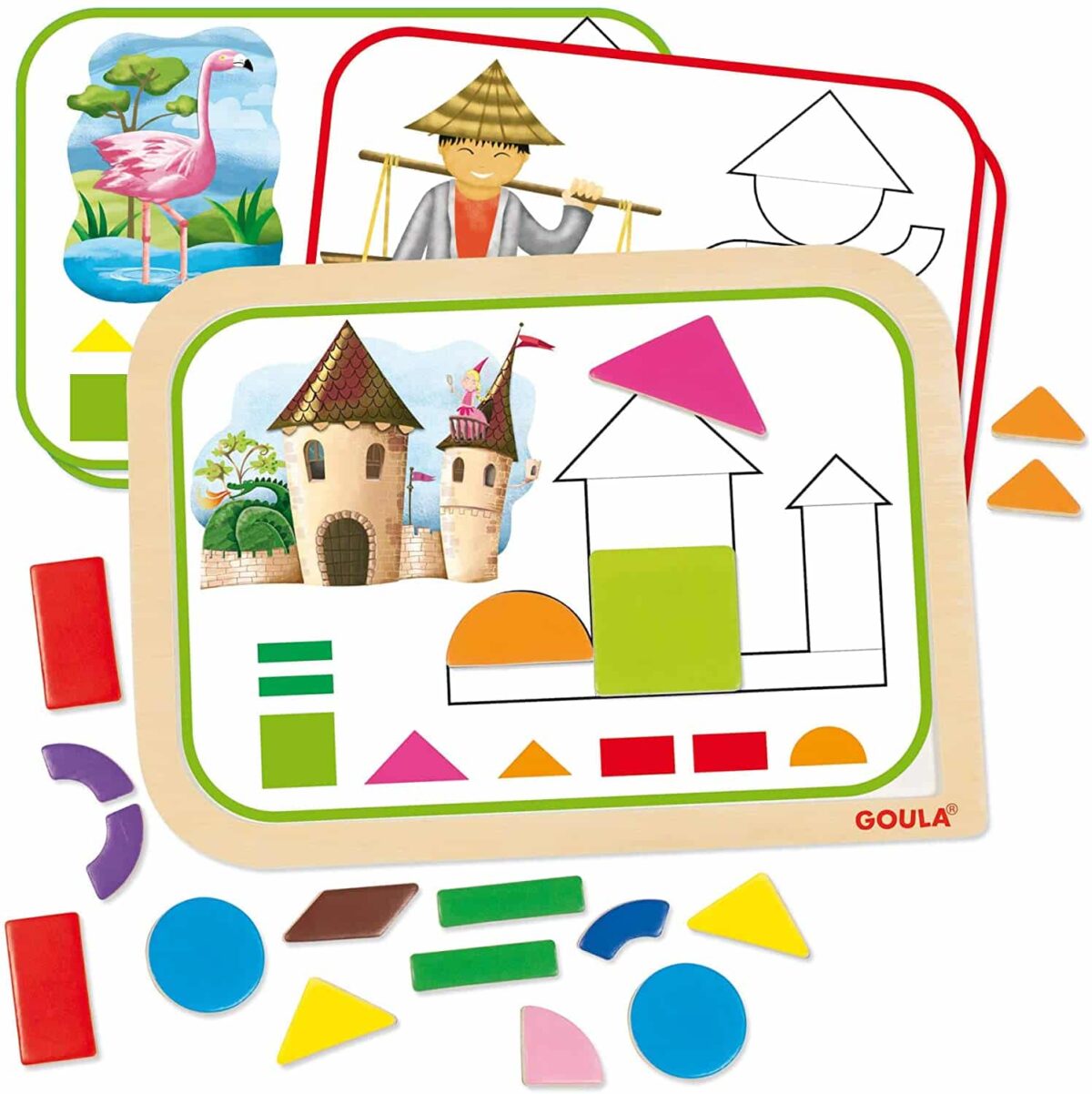 Ταμπλό με Μαγνητικά Σχήματα 24τεμ. Goula - Image 4