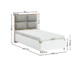 Παιδικό κρεβάτι με αποθηκευτικό χώρο MODERA MD-1711 100x200εκ. Cilek - Image 6