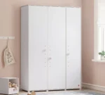 Παιδική Ντουλάπα 3φυλλη MONTES WHITE MW-1002 Cilek - Image 2