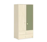 Παιδική Ντουλάπα 2φυλλη MONTES NATURAL MN-1001 Cilek